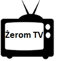 Ikona telewizora z napisem ŻeromTV. Link prowadzi do konta szkoły w mediach społecnzościowych.
